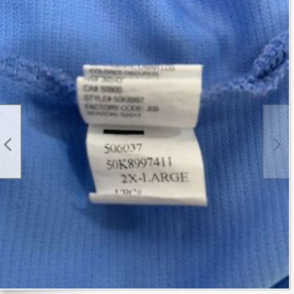 Van Heusen Traveller Mens Polo Blue Shirt - Picture 4 of 5